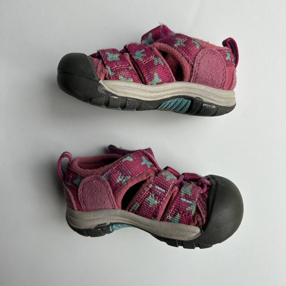 Keen Seacamp Pink Butterfly Water Shoes - Picture 5 of 7